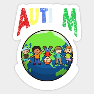 Autism Seeing The World from A Different Angle Sticker